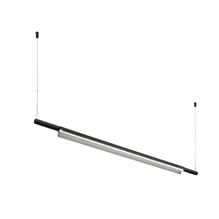 COLGANTE PANT MET H:100MM A:127MM LED SIN ALETA 18W NEGRO